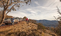 Taking in the views at Helicopter Spur